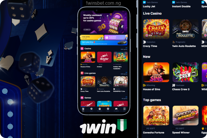 The 1win mobile app provides a convenient betting and casino experience tailored for Nigerian users